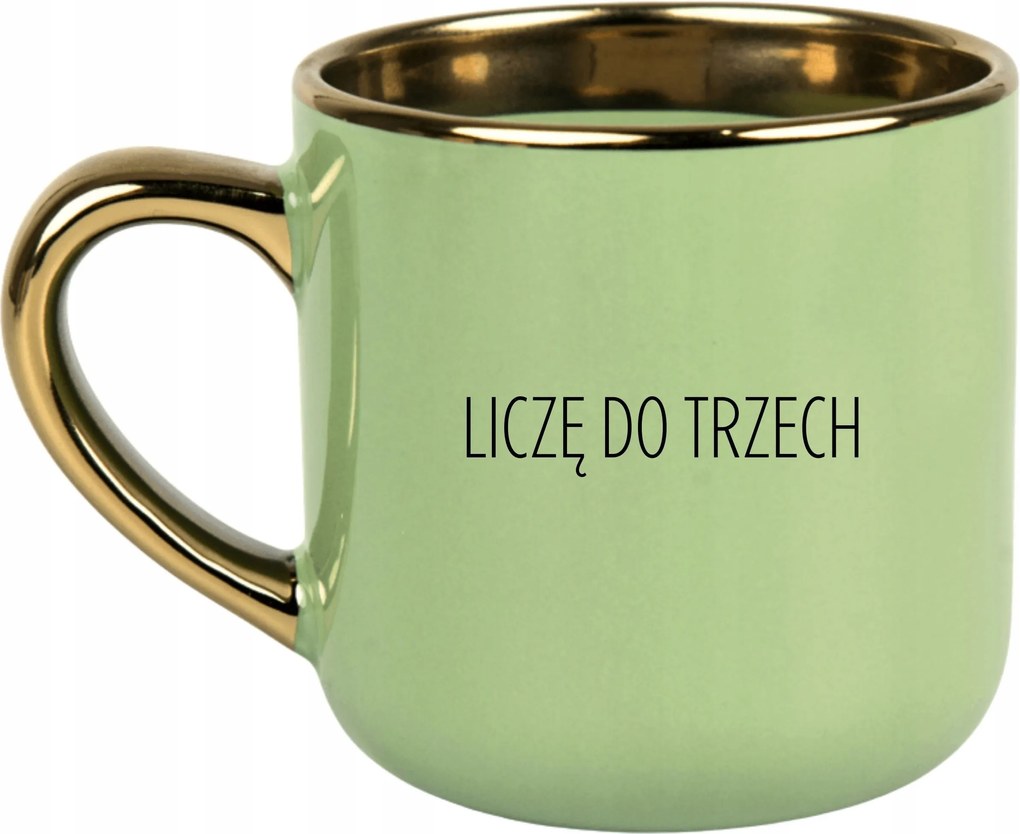 Bögre Zöld 400ml Ajándék Vicces Anyák Napja Számolok Háromig