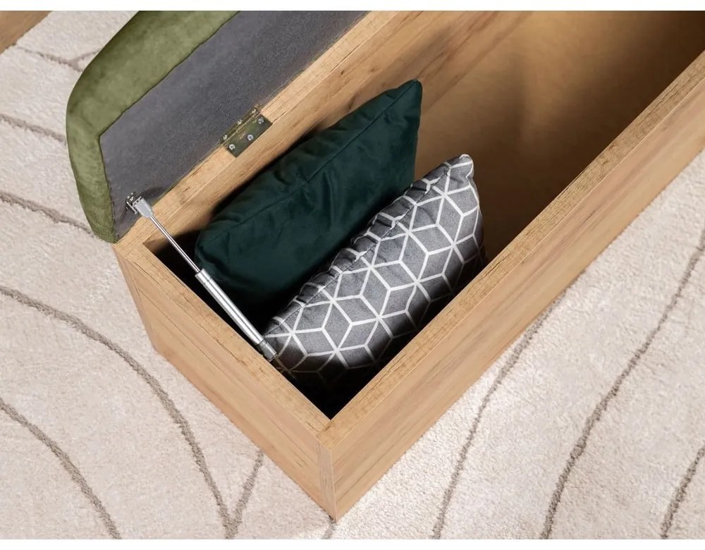 Zöld-natúr színű pad Kumo – Bobochic Paris