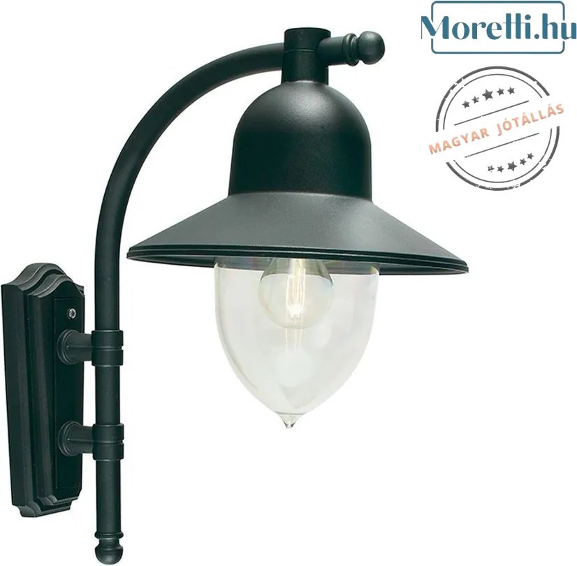 NORLYS 370B Klasszikus Kültéri Fali Lámpa E27 IP54