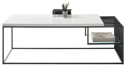 ZAIRA fehér dohányzóasztal