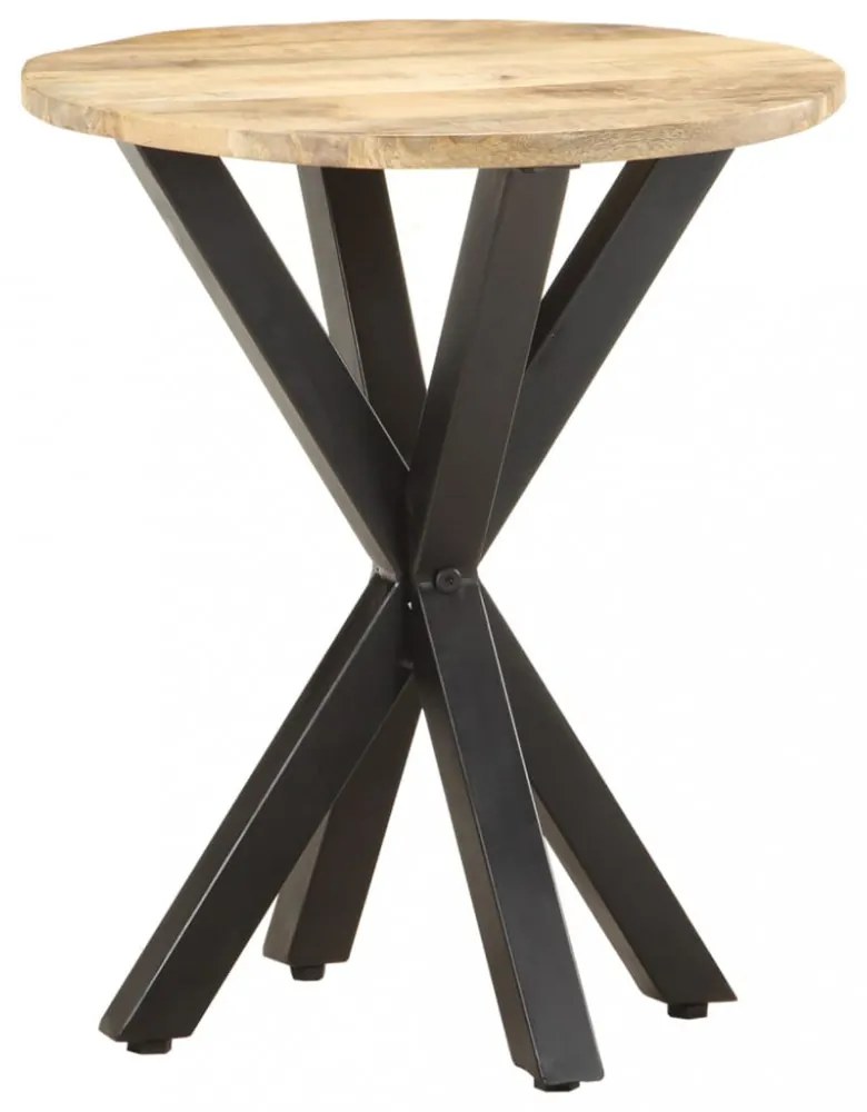 vidaXL tömör mangófa kisasztal 48 x 48 x 56 cm