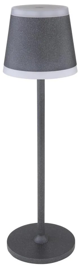 Globo 58433G - LED Dimmelhető asztali lámpa RIDLEY LED/4,6W/3,7V 3000K szürke