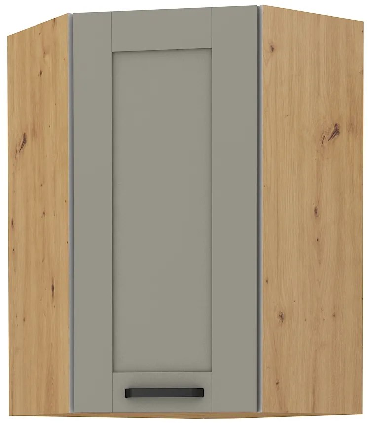 Felső sarok konyhaszekrény Lucid 58 x 58 GN 90 1F (artisan tölgy + claygrey). 1045503