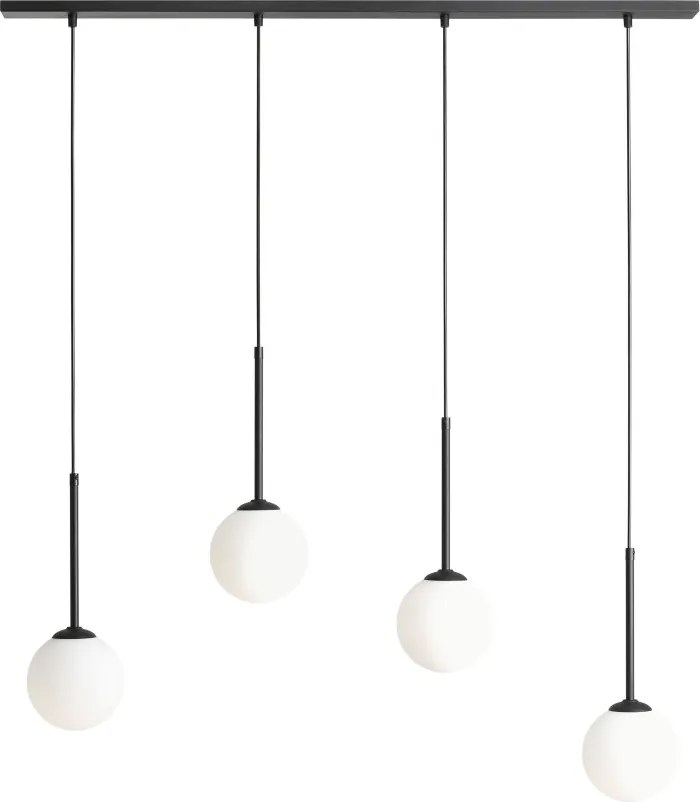 ALDEX 1087L1 BOSSO Modern Led Függesztett Lámpa Fekete E14 IP20