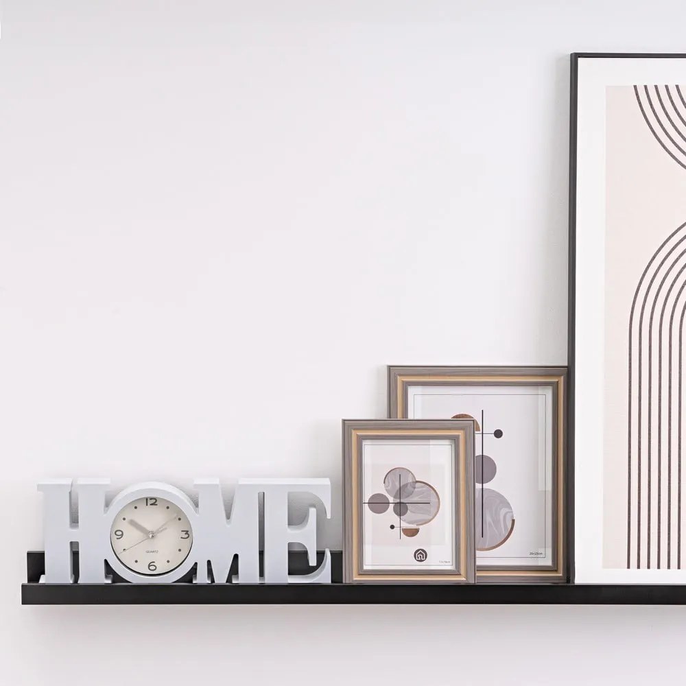 Fekete fali polc képekhez 60 cm – Casa Selección