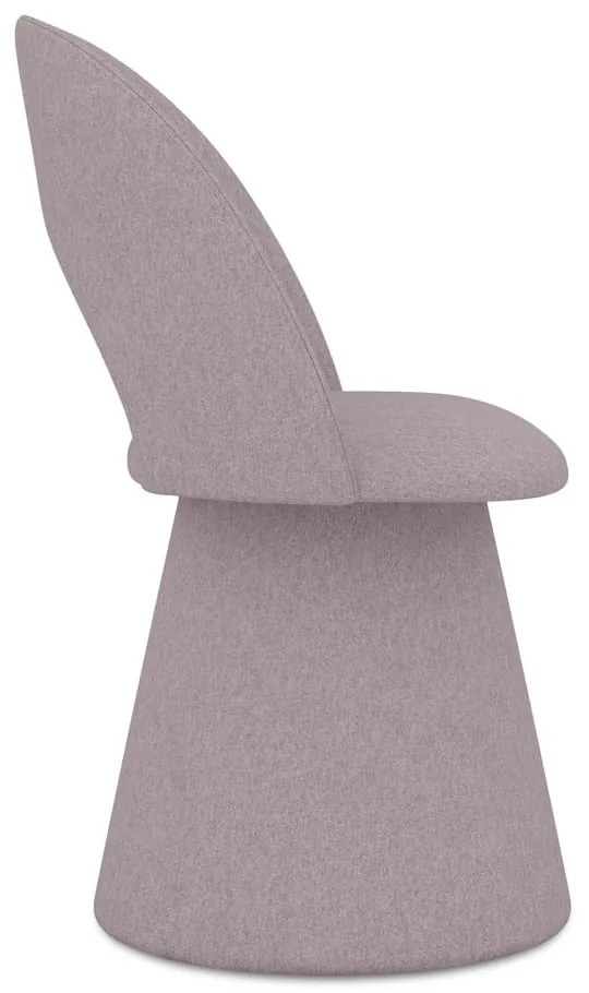 Levendula színű kárpitozott étkezőfotel Kalo – Makamii