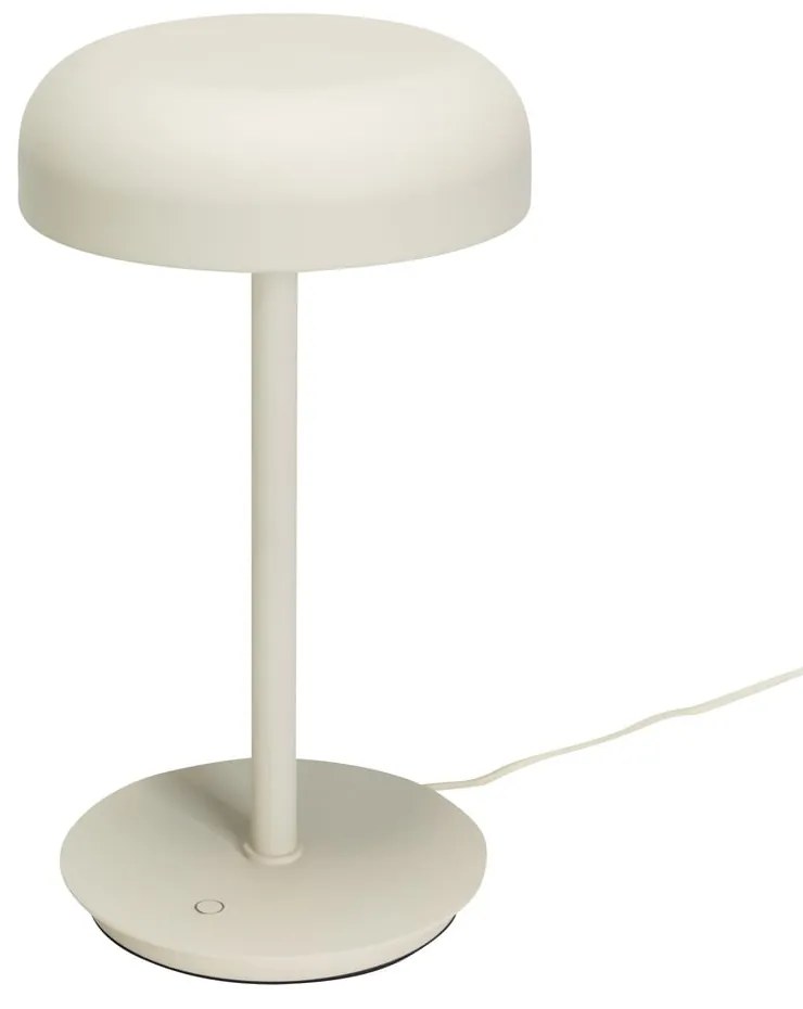 Krémszínű LED dimmelhető asztali lámpa (magasság 37 cm) Velo – Hübsch