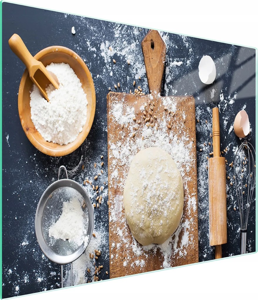 Üveg Vágódeszka 52x30 Konyha Edzett Üveg