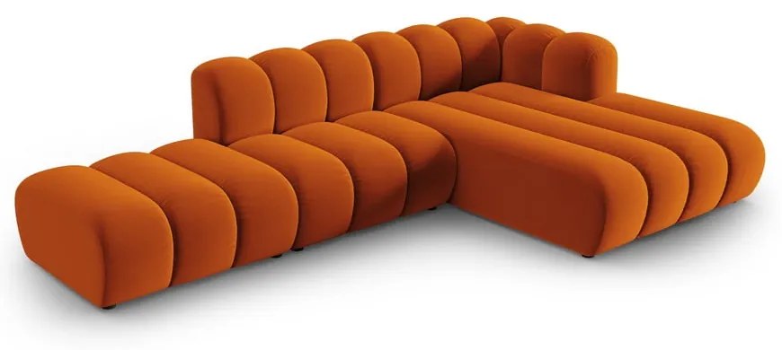 Narancssárga sarokkanapé (jobb oldali) Lupine – Micadoni Home
