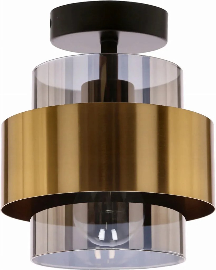 Candellux Mennyezeti lámpa Spiega Fekete/Arany E27 60W Állítható