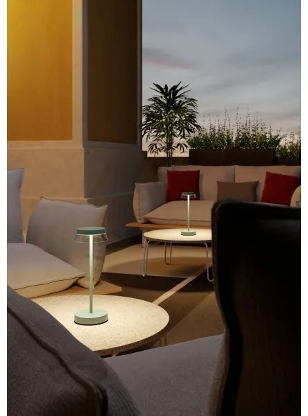 Redo 90309 - LED Dimmelhető asztali lámpa ILUNA LED/2,5W/5V 3000 mAh IP65 zöld