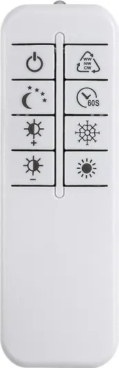 Rabalux 71473 - LED dimmelhető mennyezeti lámpa RIVONA LED/38W/230V 3000-6500K 58,5x38 cm+távirányítóval