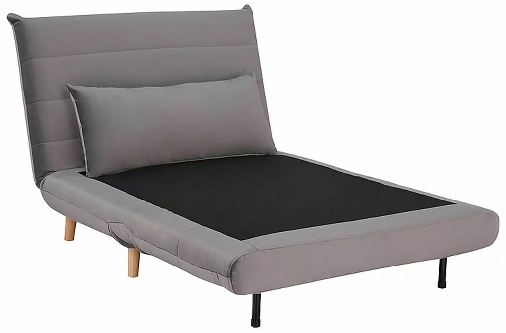 Szürke kihúzható fotel SPIKE