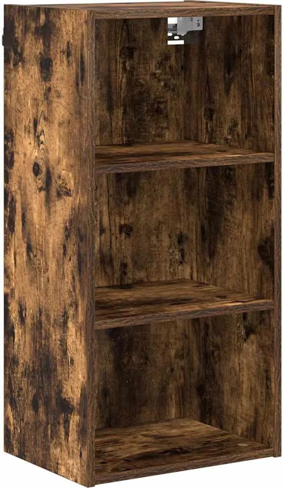 vidaXL Függő szekrény Füstölt tölgy 40 x 29,5 x 80 cm Faanyag