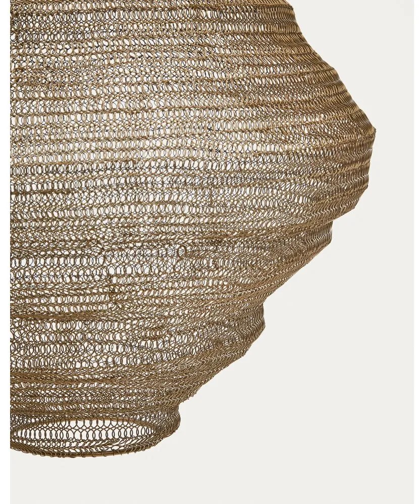 Aranyszínű függőlámpa fém búrával ø 48,5 cm Sarraco – Kave Home