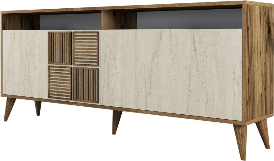 Milan - Walnut, Travertine