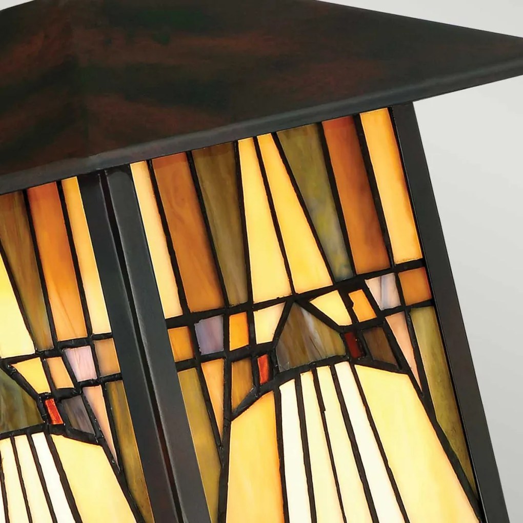 ELSTEAD QZ-INGLENOOK2-M INGLENOOK Klasszikus Kültéri Fali Lámpa Barna E27 IP44