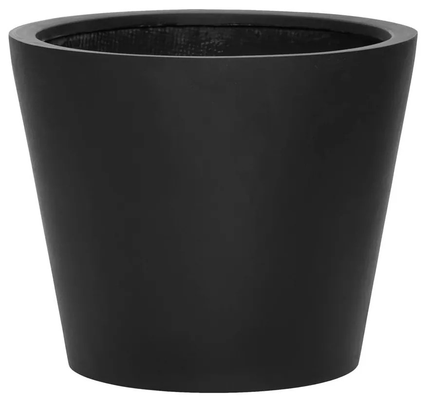 Květináč Bucket, barva černá, více velikostí - PotteryPots méret: H - h 60 cm, ⌀ 68 cm