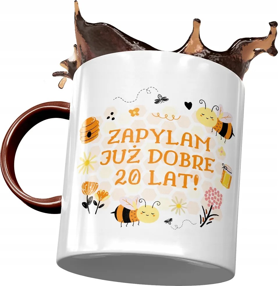 Bordó Bögre Születésnapra 20 20. 20. Ajándék Nyomtatott Fotóval