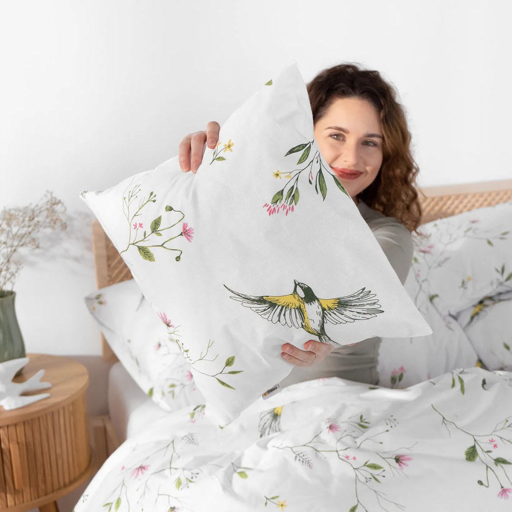 Goldea pamut ágyneműhuzat - élet a természetben 200 x 200 és 2db 70 x 90 cm