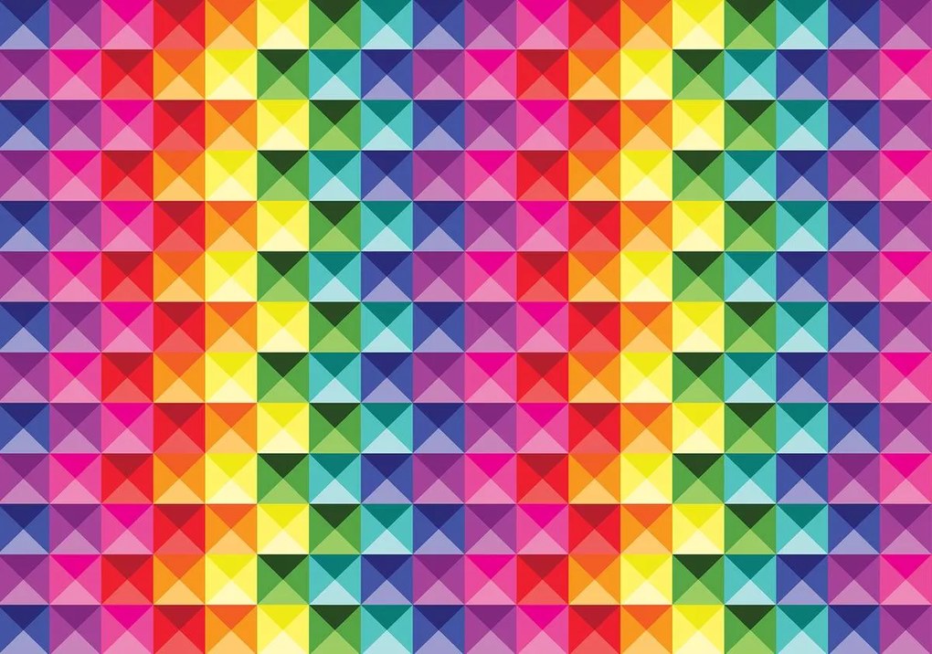 Fotótapéta - Színes kockák (152,5x104 cm)