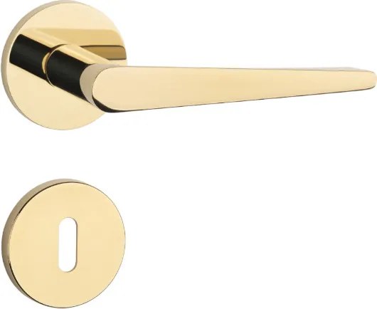 APRILE ARNICA Körrozettás R SLIM 7MM GOLD PVD - Fényes arany színű PVD bevonat BB