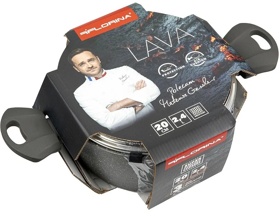 Florina Alumínium Lava fazék 2,4 l, 20 cm, 20 cm átmérőjű