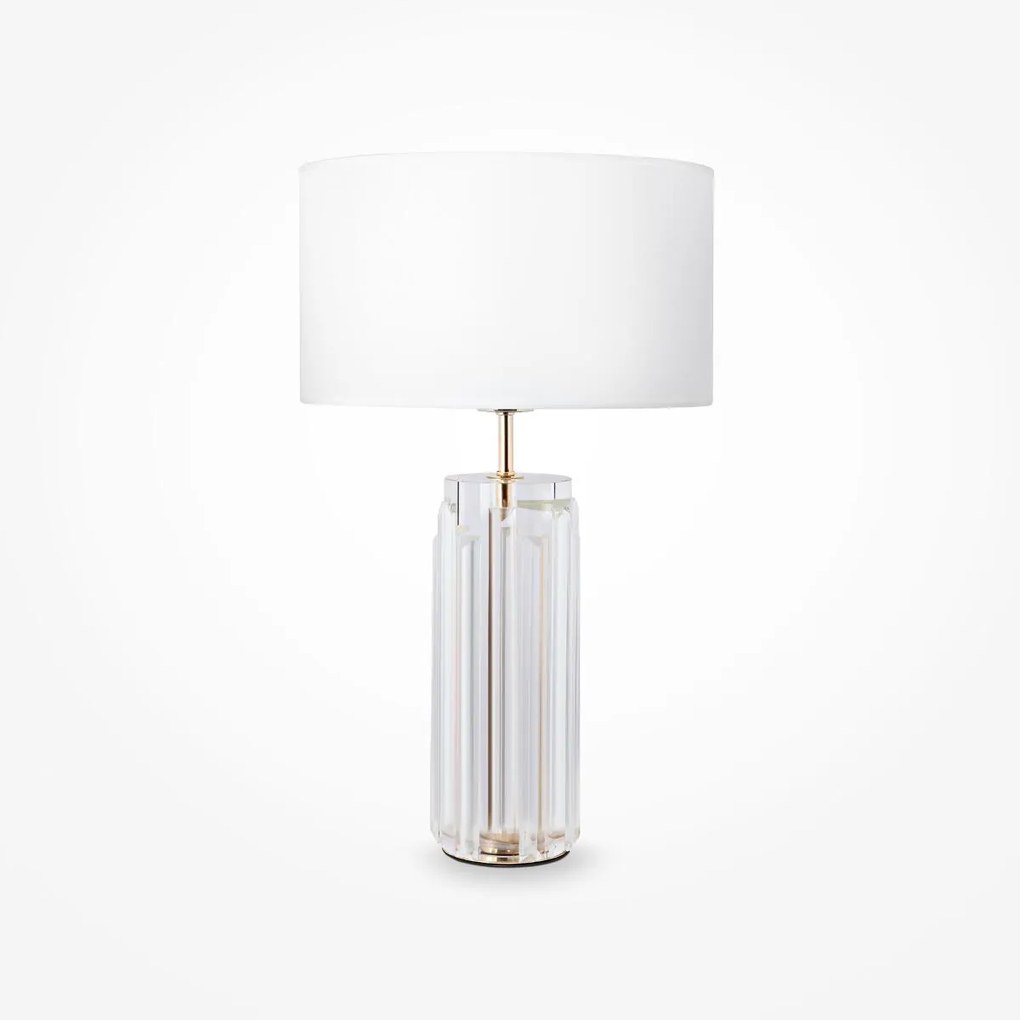 Maytoni modern asztali lámpa muse fehér arany mymod304tl-01g