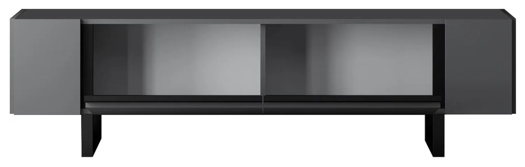 TV szekrény Yildiz - Anthracite, Black
