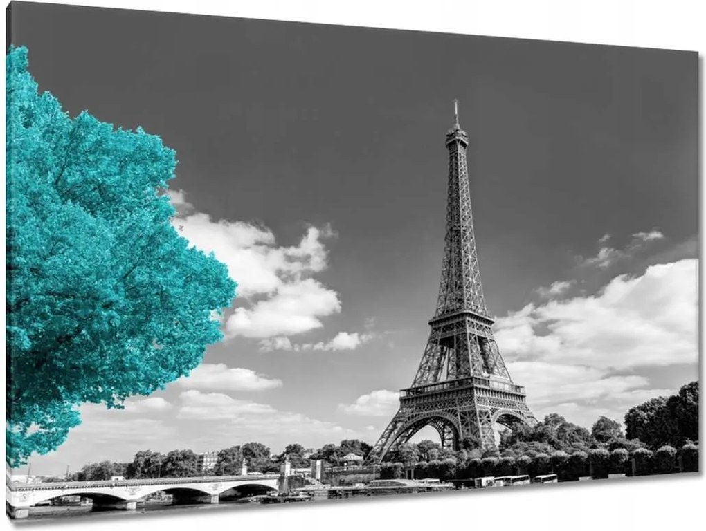 Festmények 120x80 Eiffel-torony Párizsban