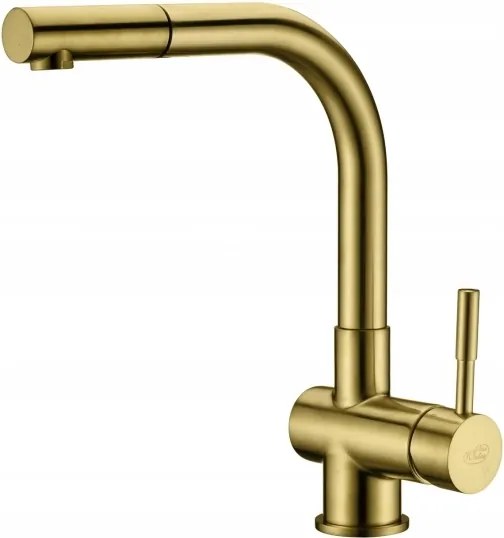 Konyhai Csaptelep Kihúzható Kifolyócső Sárgaréz Ant.