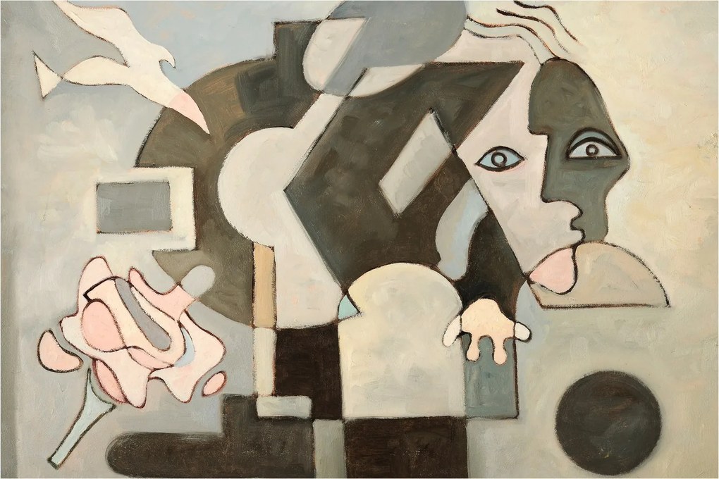 Kép - kubizmus (90x60 cm)