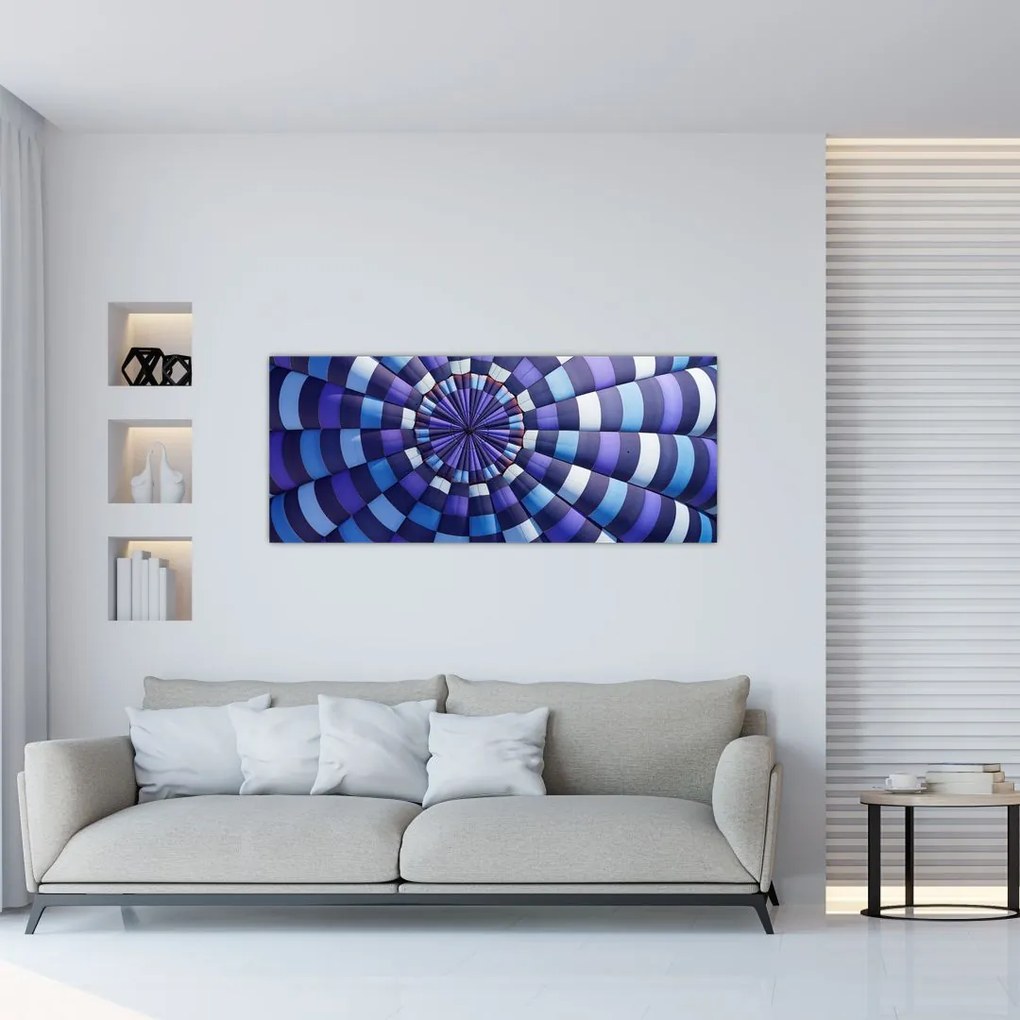 Egy kép a repülő léggömb szerkezetéről (120x50 cm)