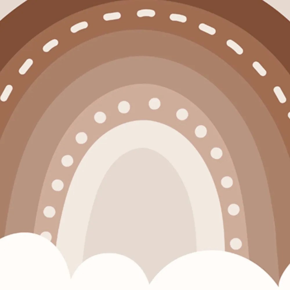 Gario Paraván felhõk a szivárvány felett Méret: 110 x 170 cm, Kivitelezés: Parafa paraván