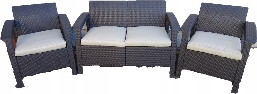 Technorattan párna szett 4 db-os Cappuccino