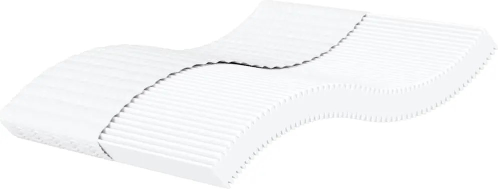 vidaXL fehér H2/H3 keménységű habmatrac 180 x 210 cm