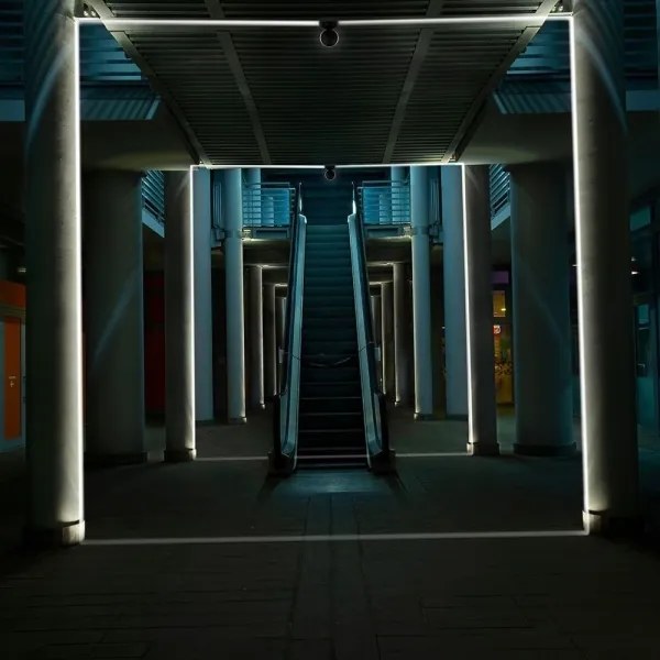 LED Kültéri fali lámpa LED/7W/230V 4000K IP65 fekete