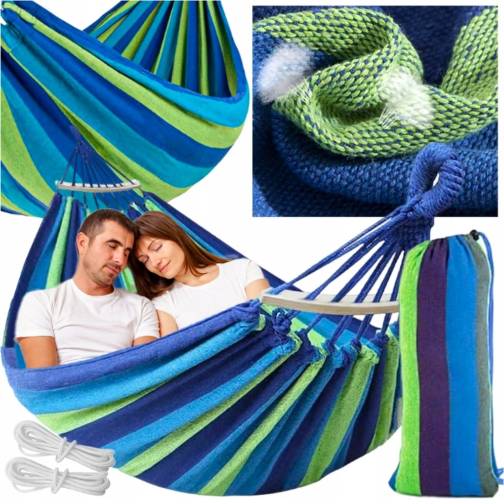 Kerti Függőágy Turista Hinta Kerti Hinta Fejpánttal Huzat