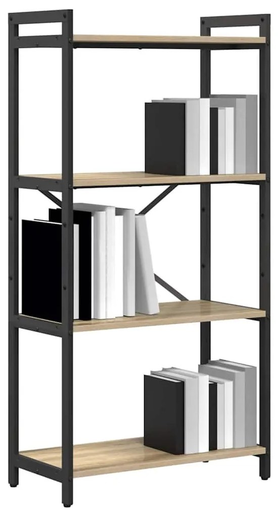 Könyvszekrény sonoma tölgy 60 x 30 x 118 cm Faanyag