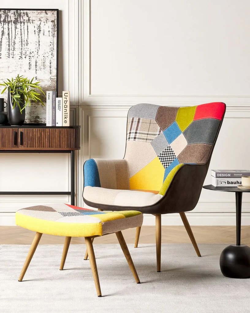 Fotel VIADENE (patchwork). 1022888