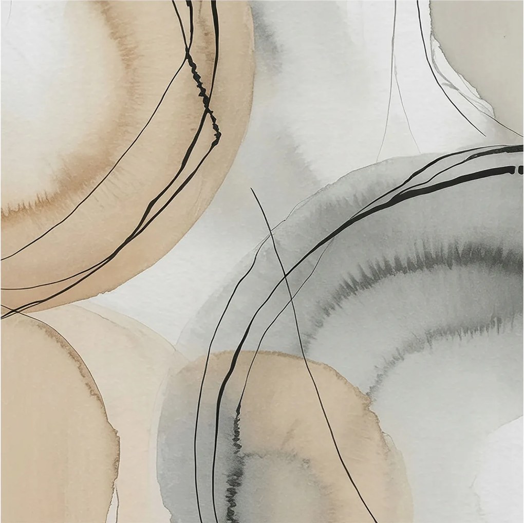 Divatos Flizelin Tapéta Fali Furnér Geometrikus harmónia 250x250