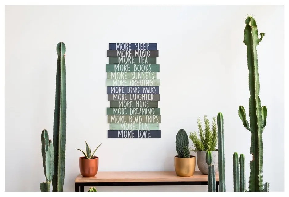 Falitábla 30x50 cm I Want More – Really Nice Things