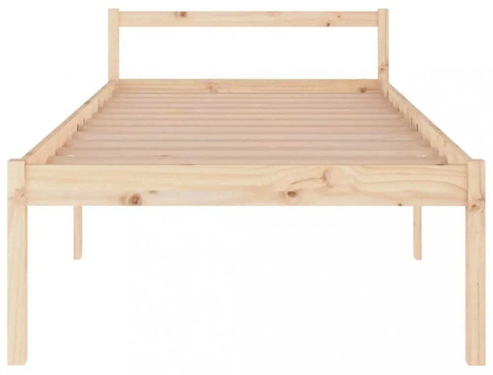 tömör fenyőfa ágy időseknek 100 x 200 cm