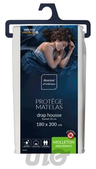 Matracvédő 180x200 cm Molly – douceur d'intérieur