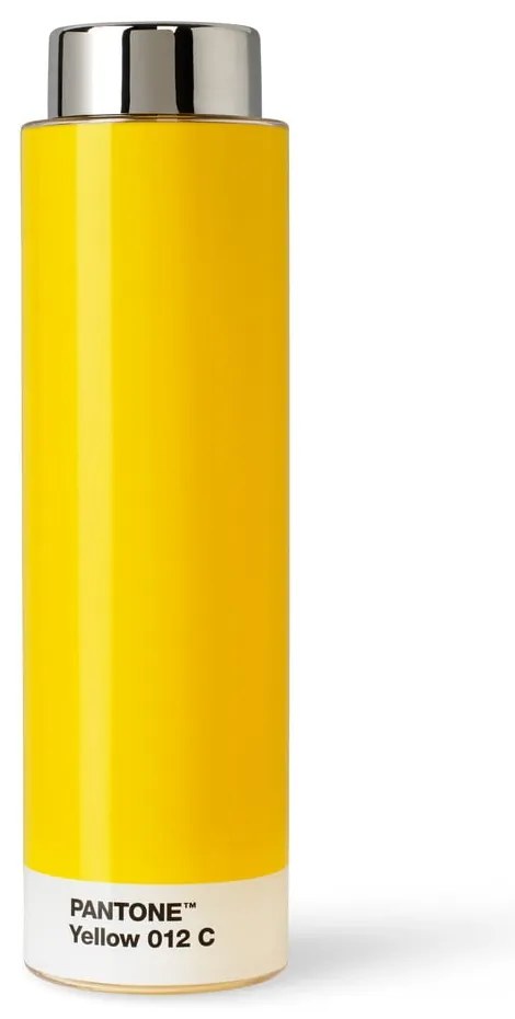 Sárga tritán utazó ivópalack 500 ml Yellow 012 – Pantone
