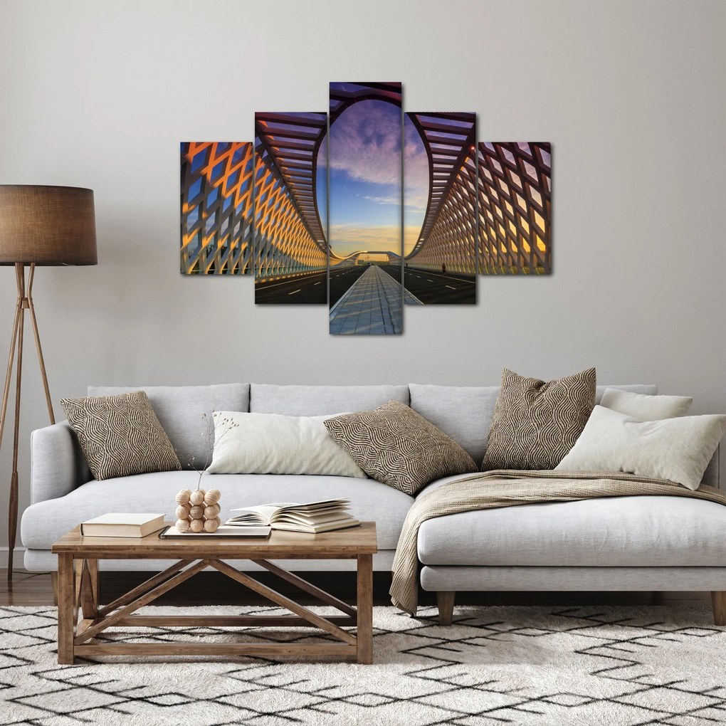 A modern hídépítészet képe (150x105 cm)