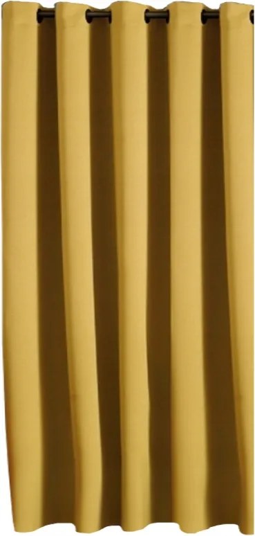 Sötétítő függöny Blackout 175x245 mustársárga