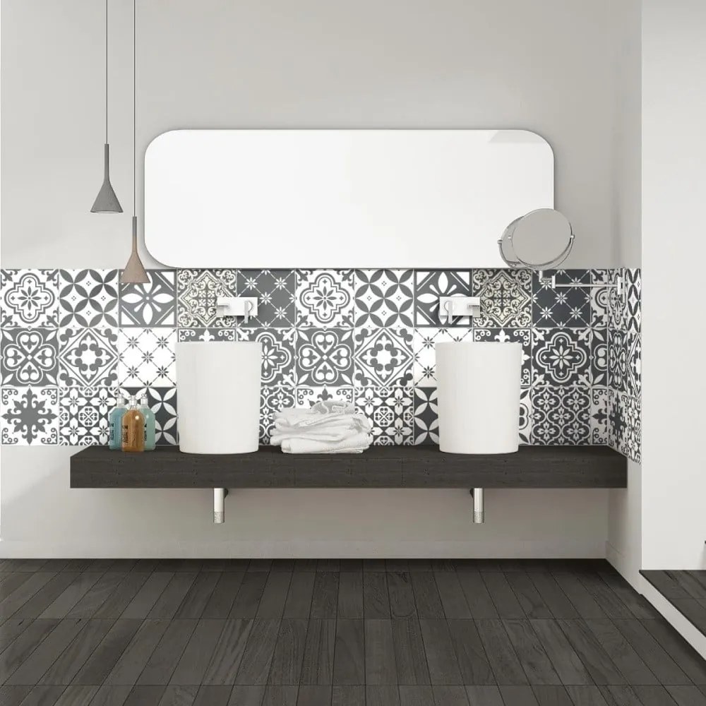 Wal 15 db-os matrica szett, 15 x 15 cm - Ambiance