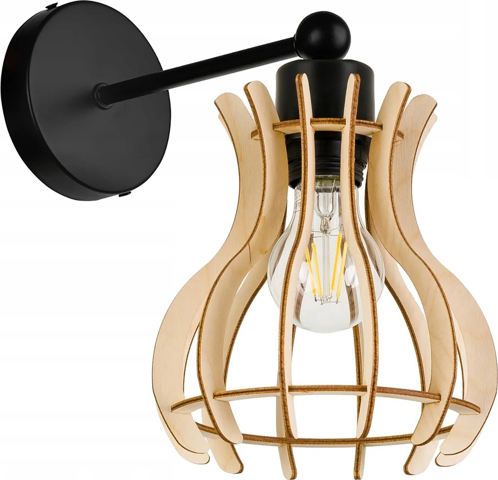 Fali lámpa fali lámpa 1x E27 fix Loft fa