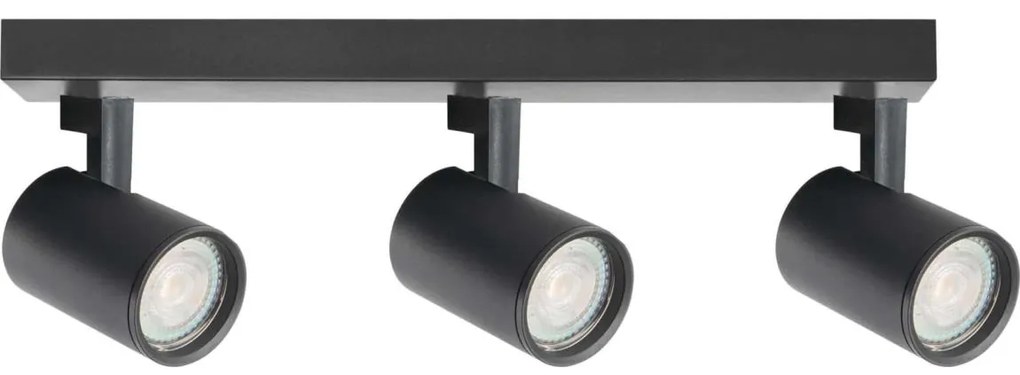 Spotlámpa LYNX 3xGU10/10W/230V fekete
